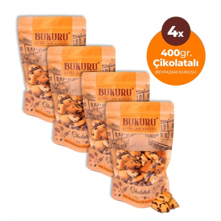 ÇİKOLATALI BEYPAZARI KURUSU (400 gr 4 ADET)